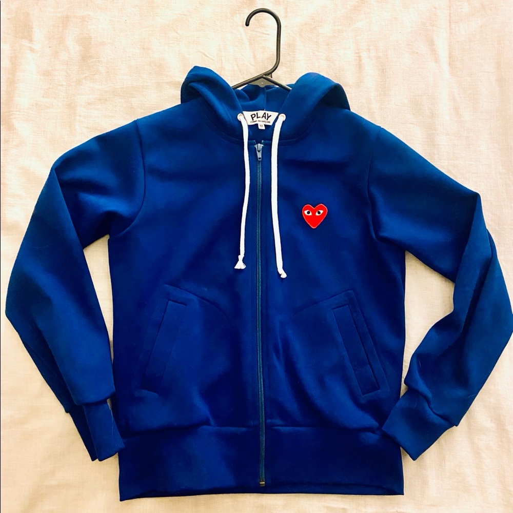 Comme Des Garçons PLAY Embroidered Heart Hoodie